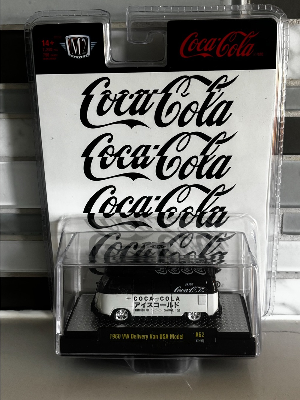 Coca Cola Black and White 1960 Vw Delivery van M2 machines USA model
